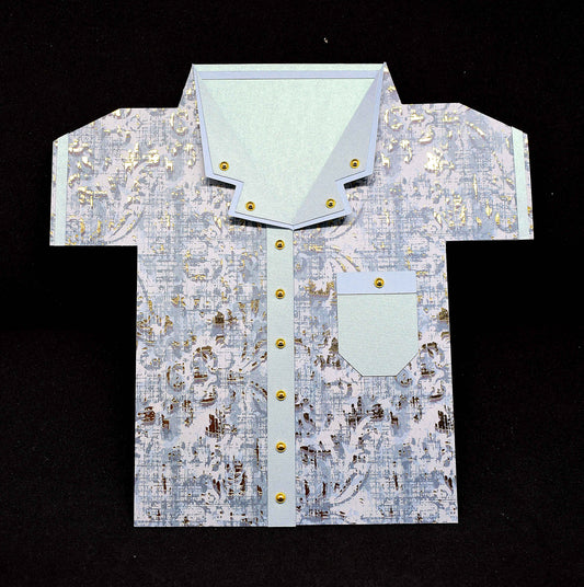 Carte d'anniversaire homme Chemisette - Carte unique personnalisable