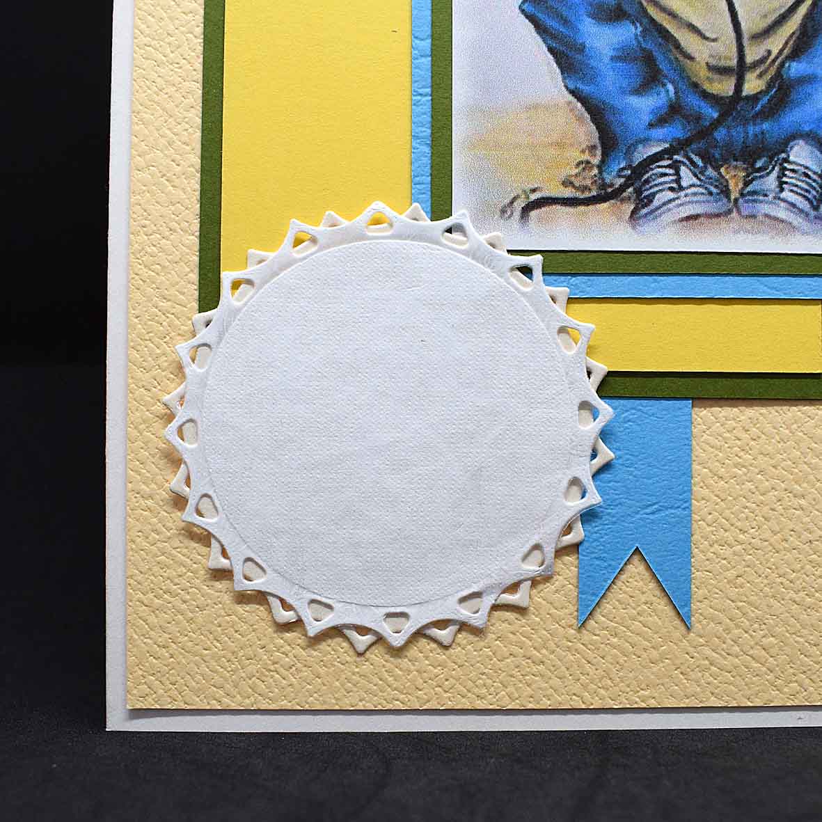 Carte d'anniversaire motif joueur à la manette