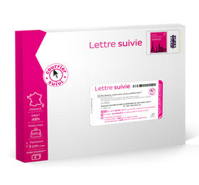 Carte florale blanche et vieux rose motif branche d'orchidée blanche et rose