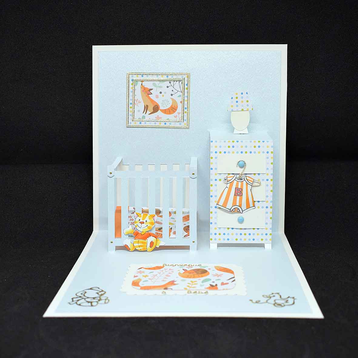 Carterie artisanale de Majorelle: Cartes de communion - Au Jardin de