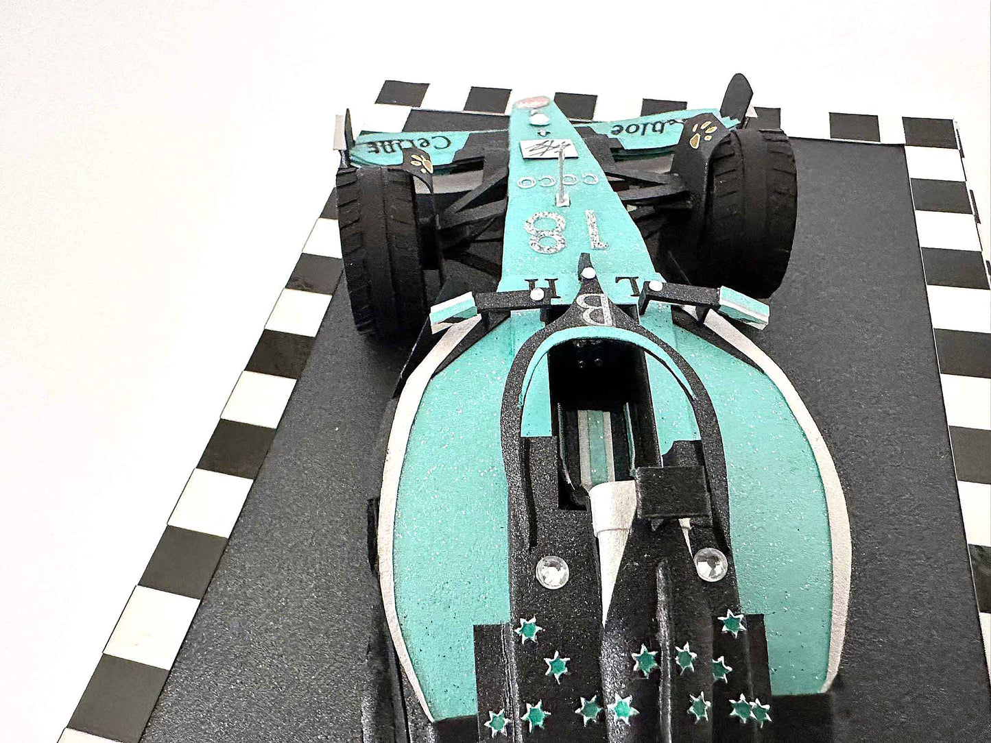 Maquette Formule 1 personnalisée – Création artisanale sur mesure