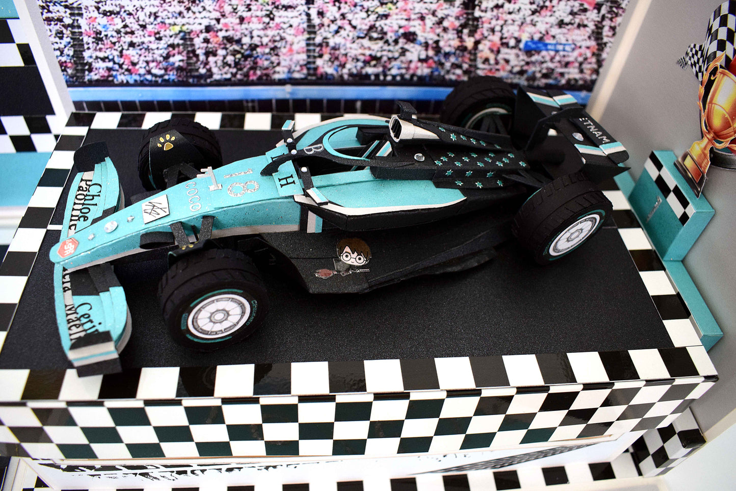 Maquette Formule 1 personnalisée – Création artisanale sur mesure