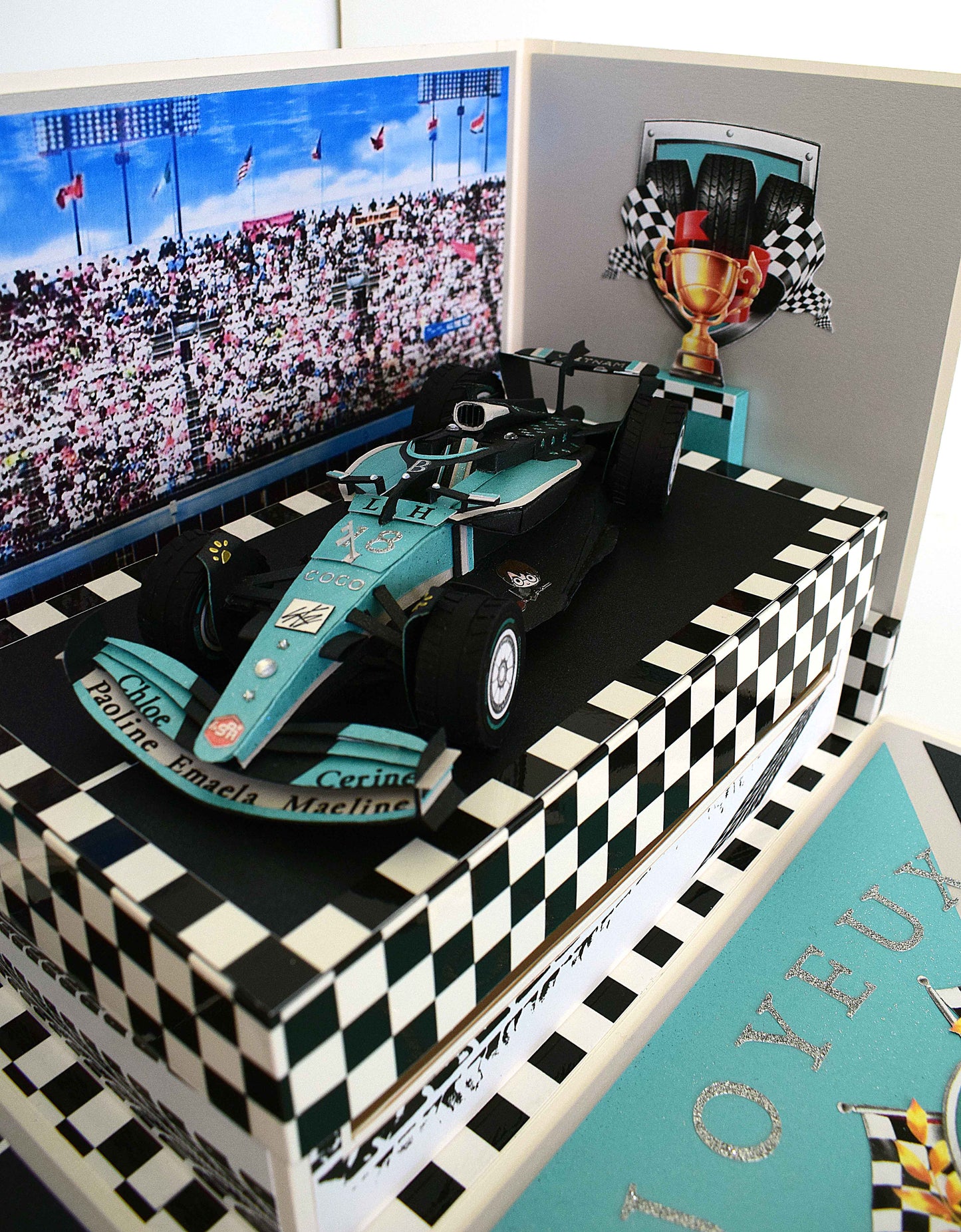 Maquette Formule 1 personnalisée – Création artisanale sur mesure