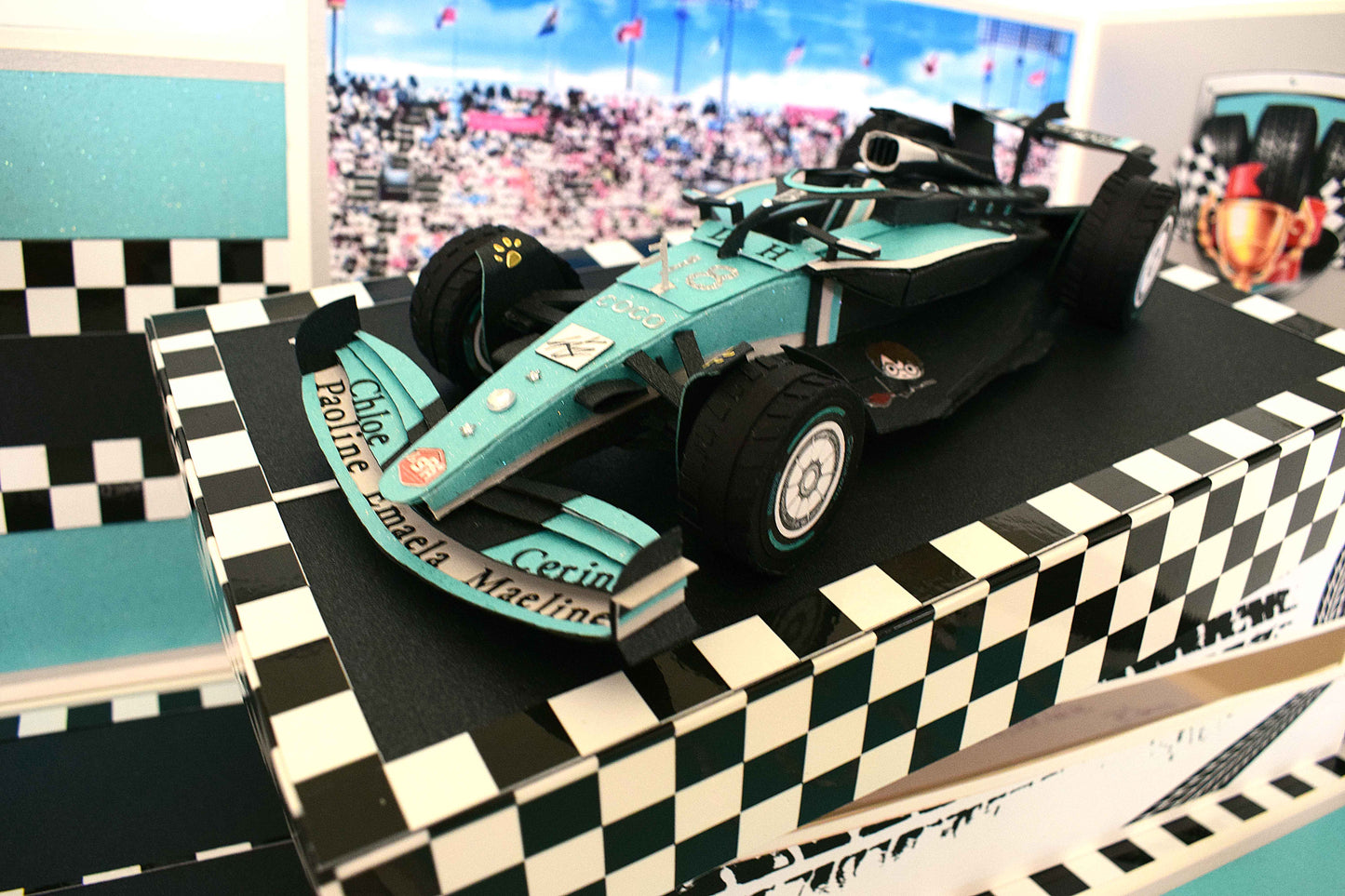 Maquette Formule 1 personnalisée – Création artisanale sur mesure