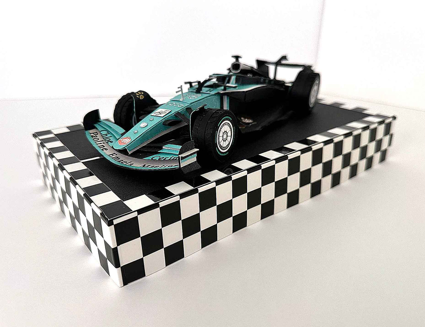 Maquette Formule 1 personnalisée – Création artisanale sur mesure