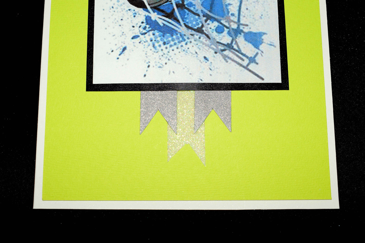 Carte anniversaire foot – Carte artisanale