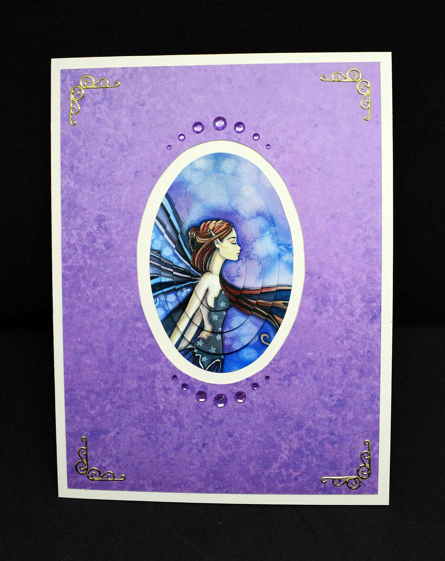 Carte anniversaire 3D elfe - carte féérique originale personnalisable