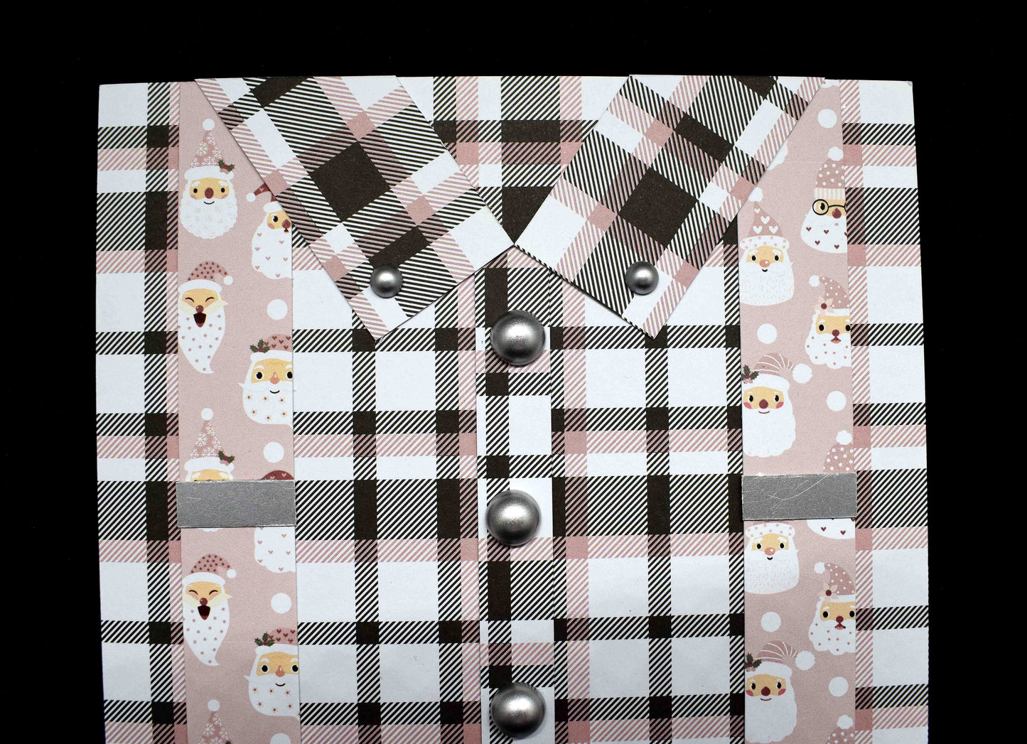 Carte d'anniversaire homme Chemise et bretelles - Carte artisanale personnalisable