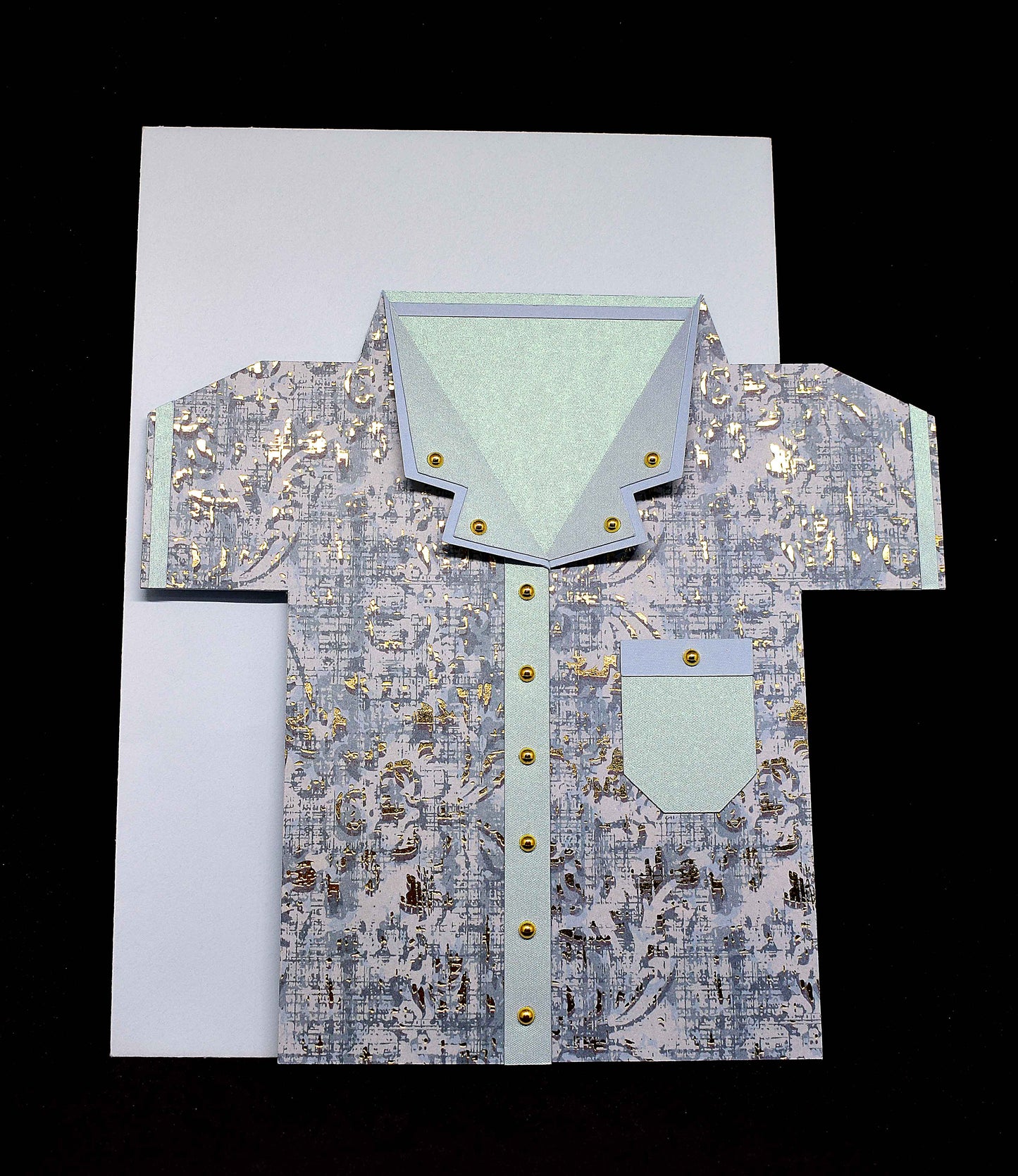 Carte d'anniversaire homme Chemisette - Carte unique personnalisable