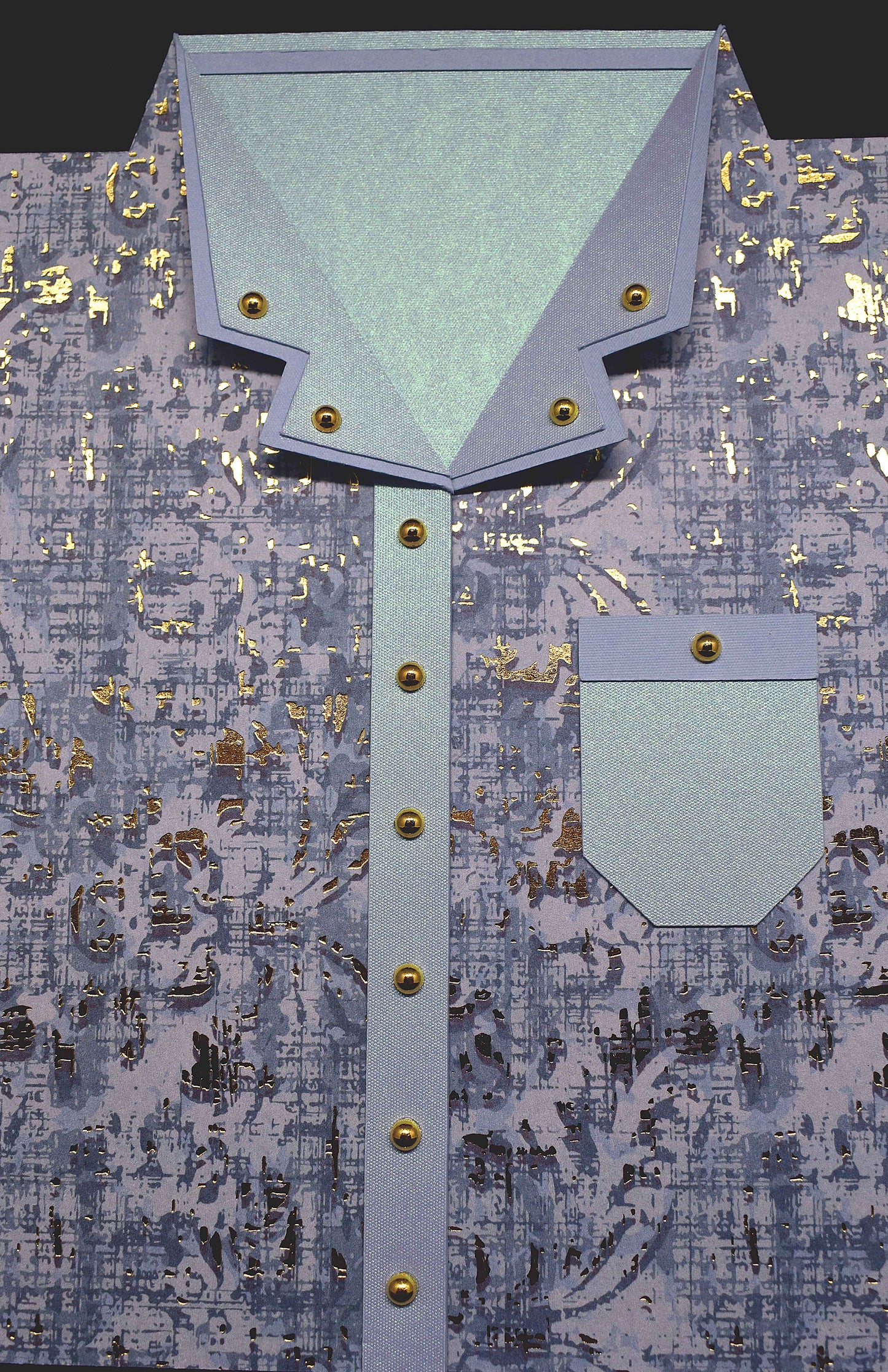 Carte d'anniversaire homme Chemisette - Carte unique personnalisable