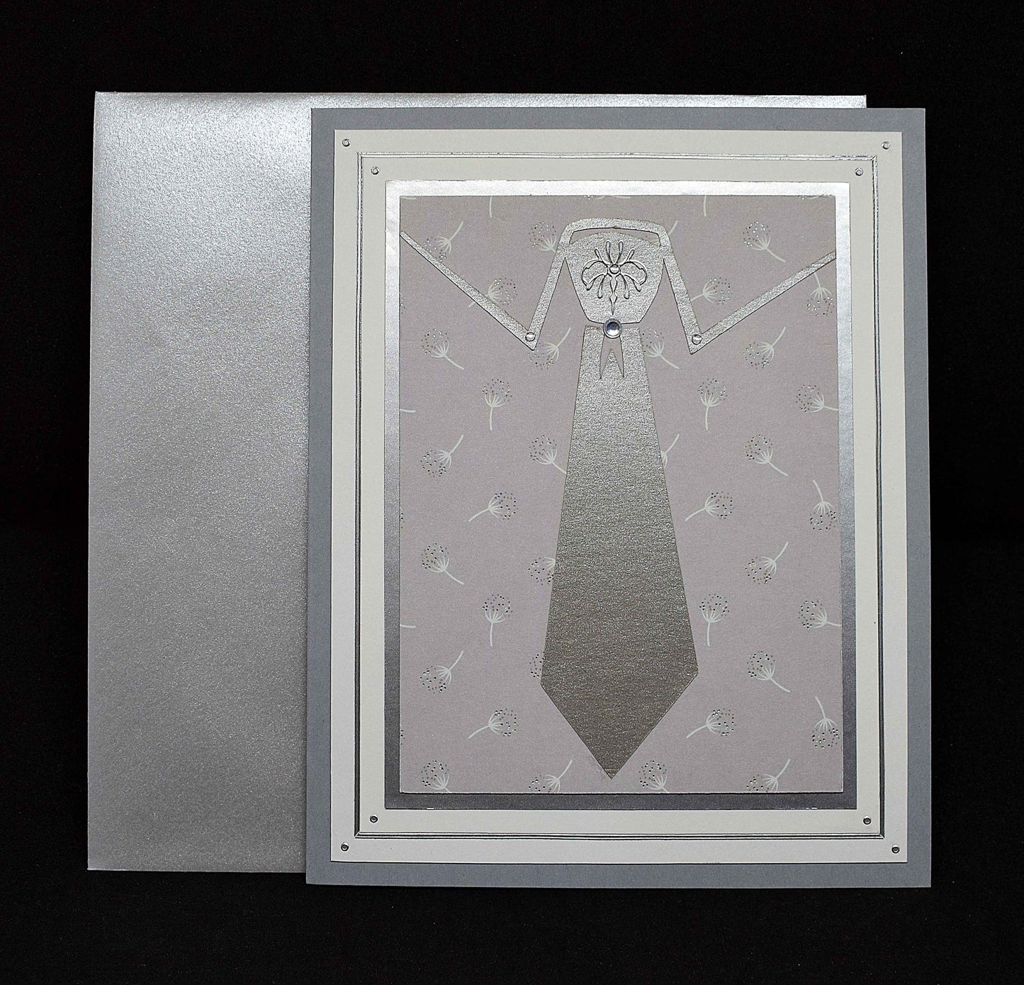 Carte d'anniversaire homme - carte personnalisable motif chemise et cravate