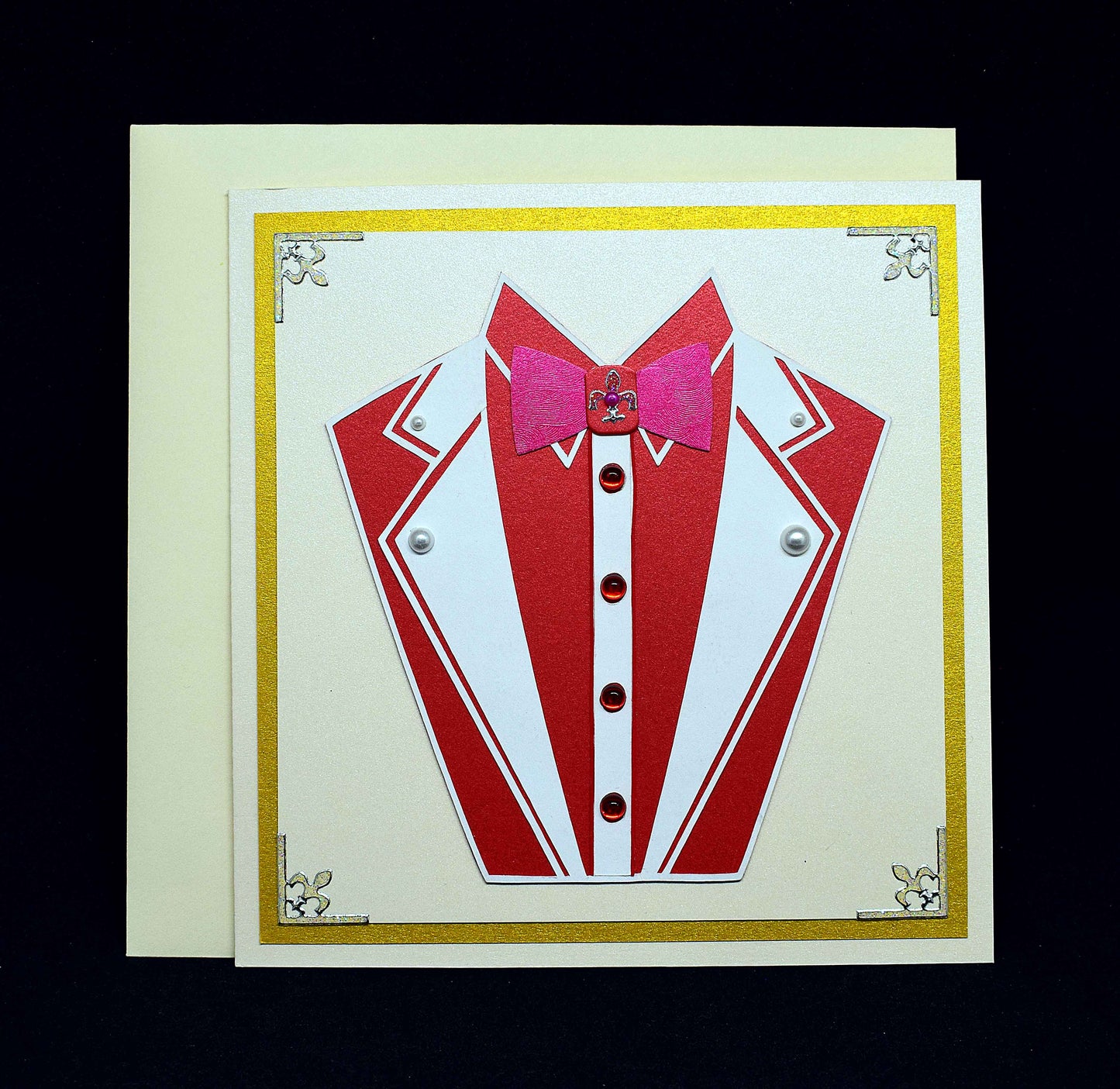 Carte d'anniversaire homme  3D - Carte en forme de chemise et nœud papillon - création personnalisable
