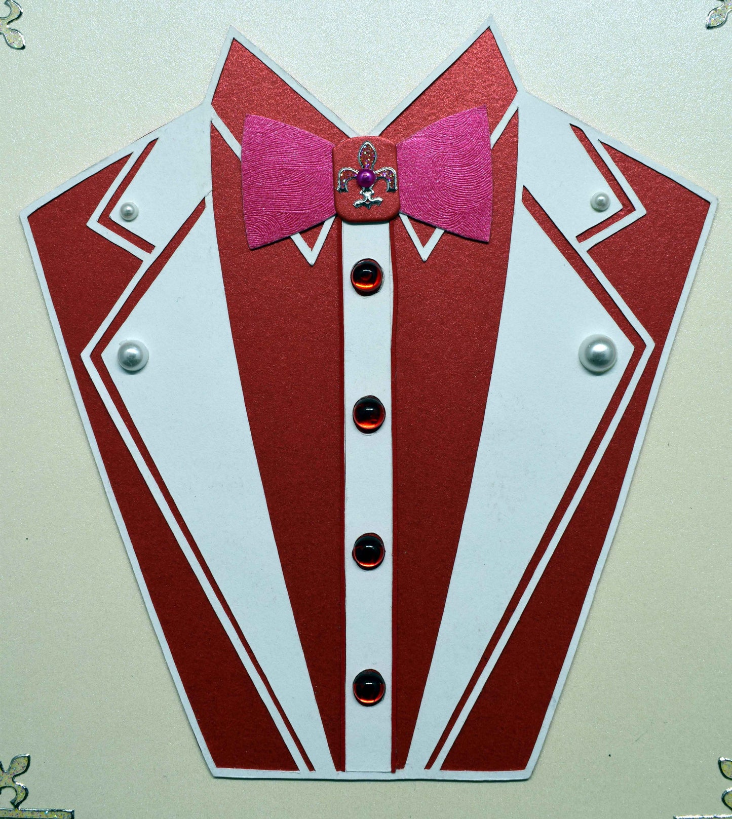 Carte d'anniversaire homme  3D - Carte en forme de chemise et nœud papillon - création personnalisable