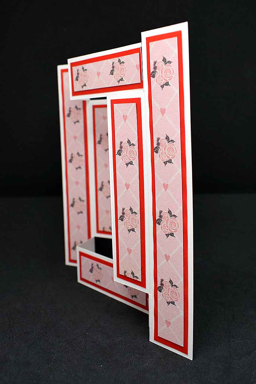 Carte pour la saint valentin pop up motif en 3D ours amoureux