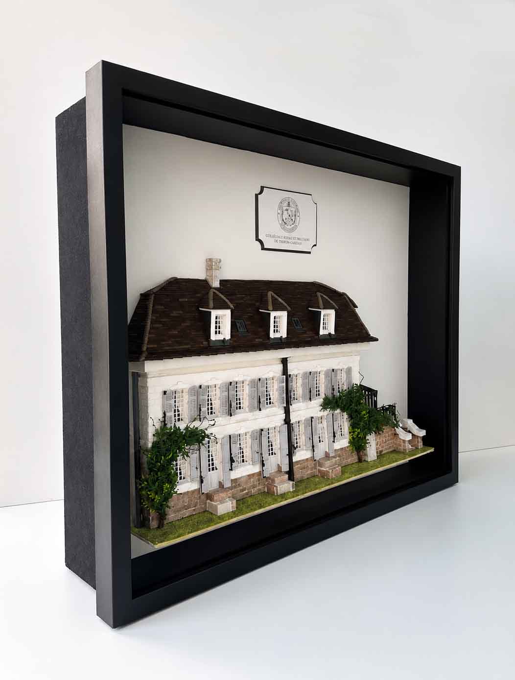 Maquette tridimentionnelle de la collégiale royale et militaire de Thiron-Gardais