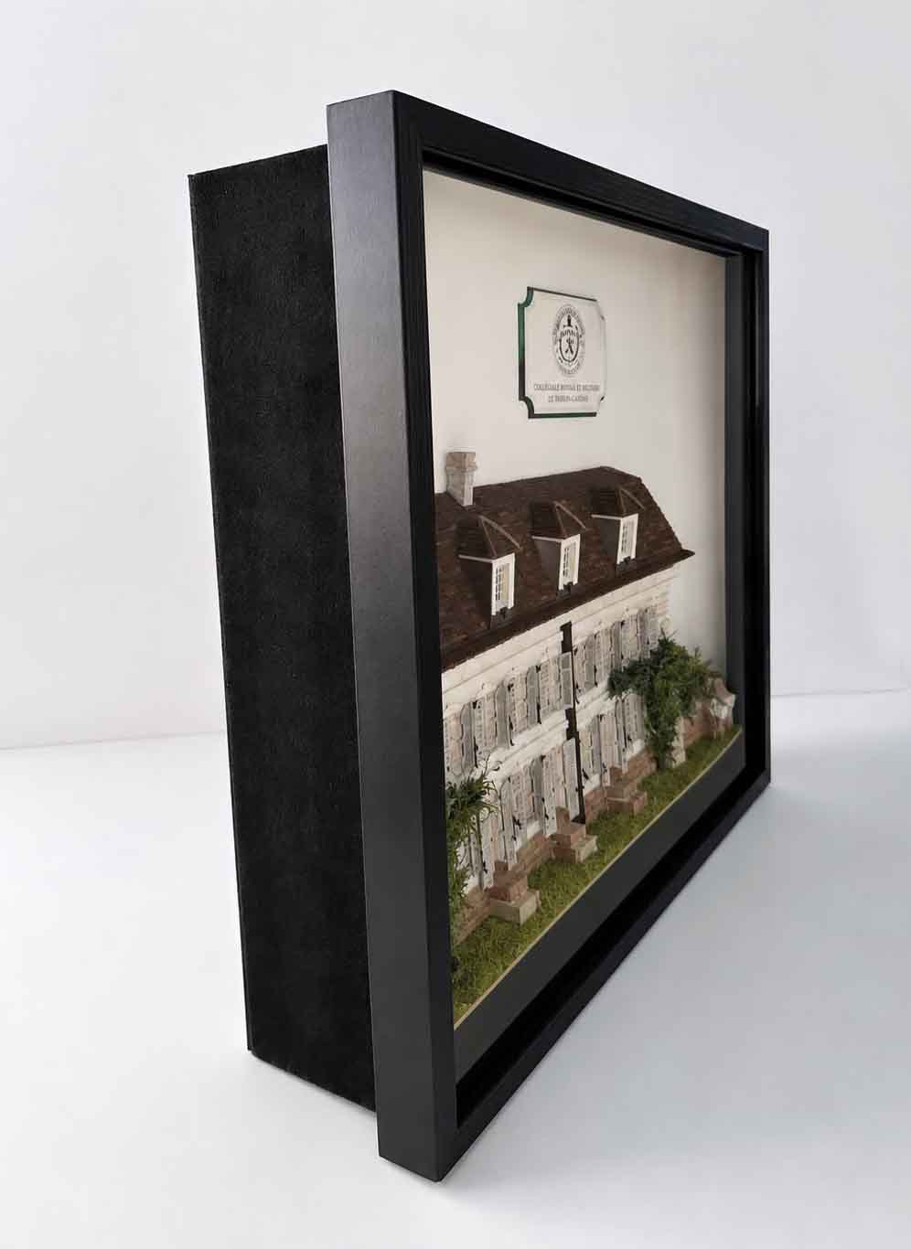 Maquette tridimentionnelle de la collégiale royale et militaire de Thiron-Gardais