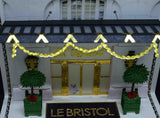 Carte de voeux en pop up  motifsentrée du palace "le Bristol"