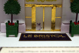 Carte de voeux en pop up  motifsentrée du palace "le Bristol"