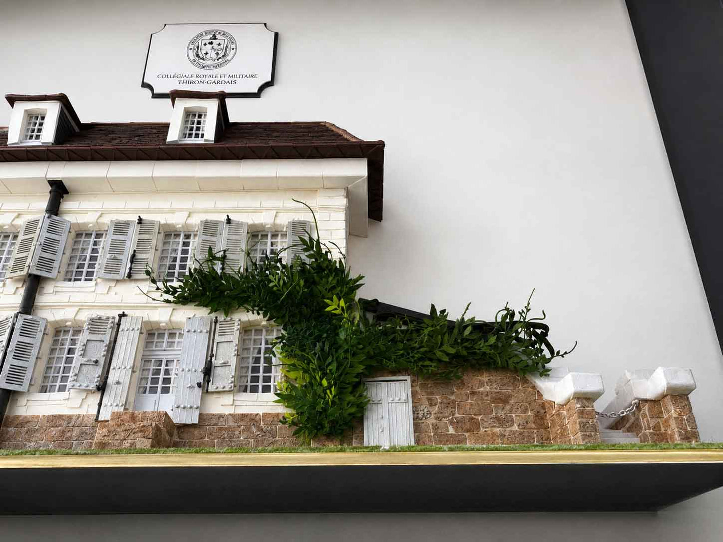 Maquette tridimentionnelle de la collégiale royale et militaire de Thiron-Gardais