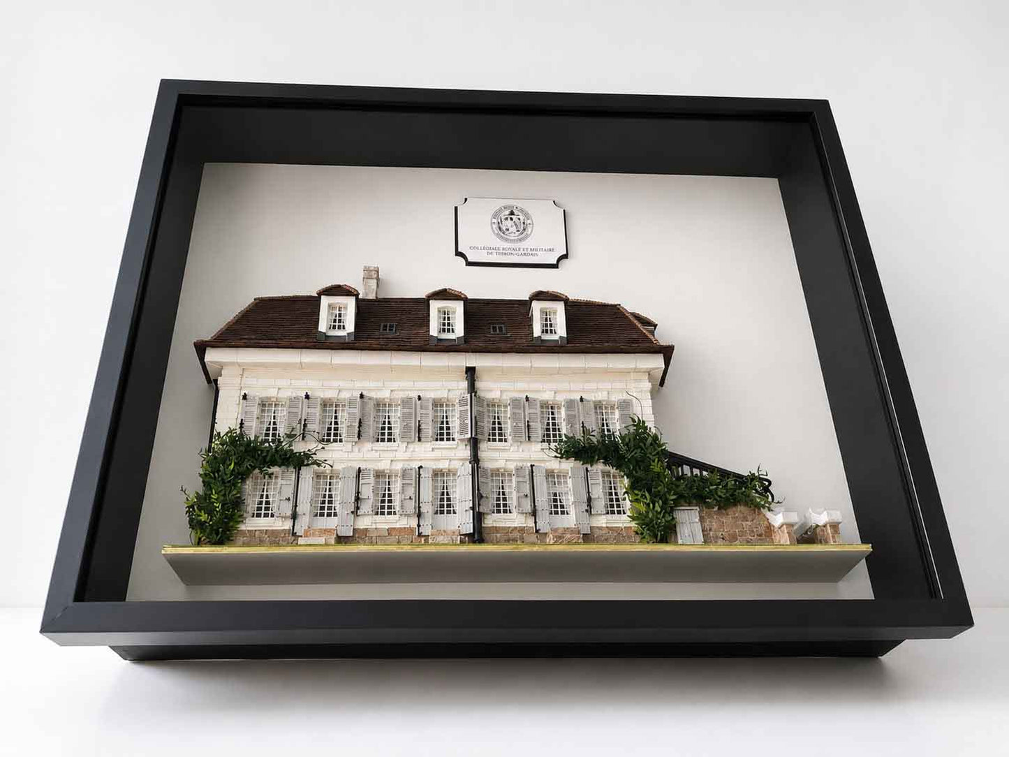 Maquette tridimentionnelle de la collégiale royale et militaire de Thiron-Gardais