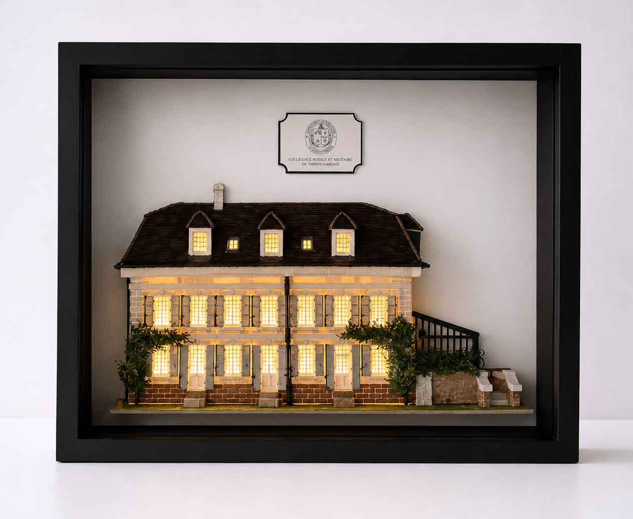 Maquette tridimentionnelle de la collégiale royale et militaire de Thiron-Gardais