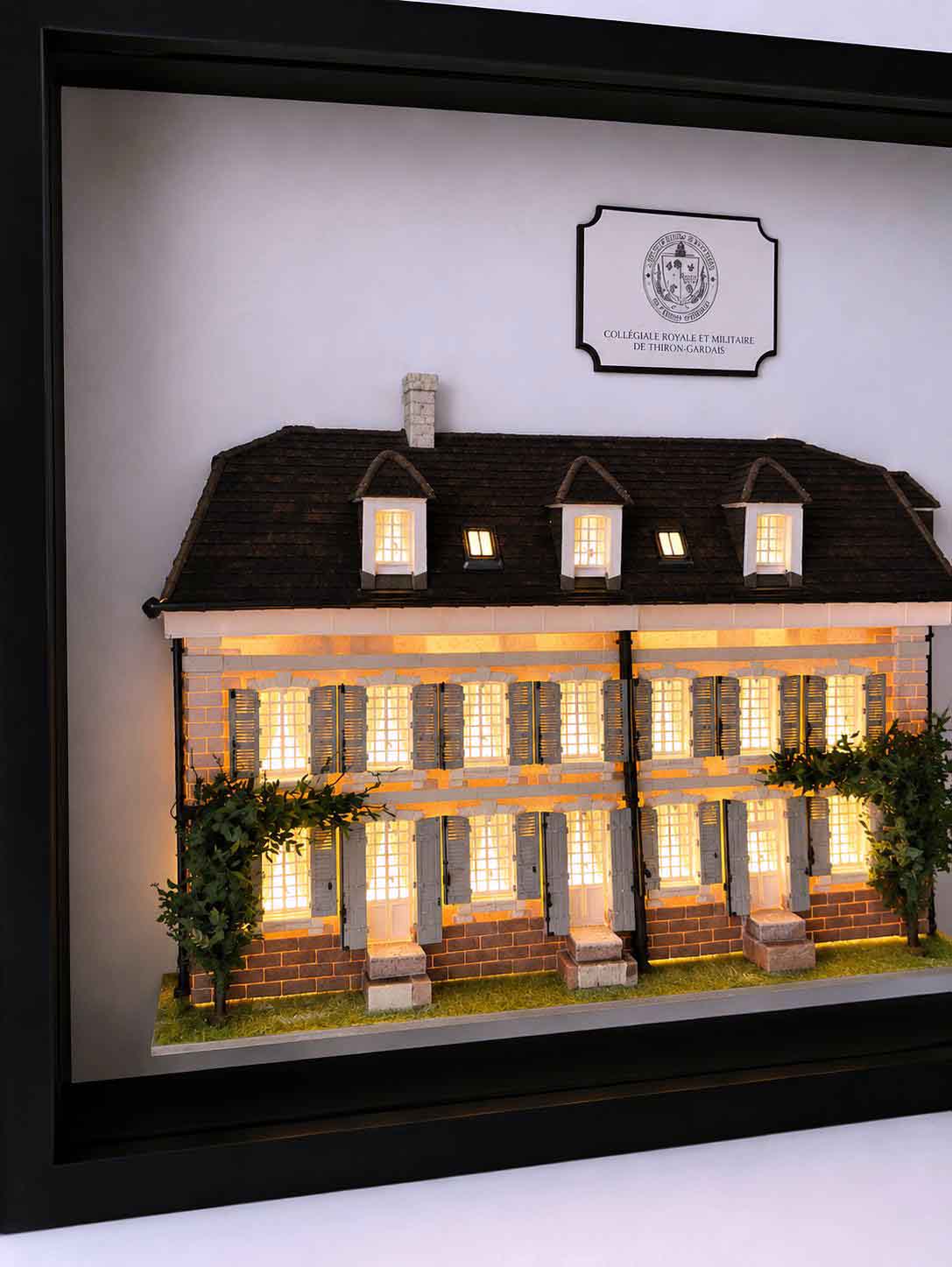 Maquette tridimentionnelle de la collégiale royale et militaire de Thiron-Gardais
