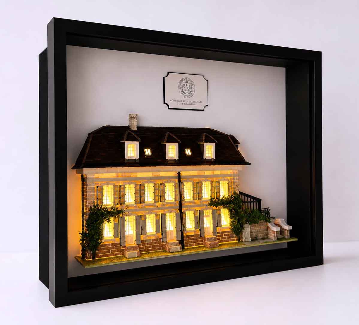 Maquette tridimentionnelle de la collégiale royale et militaire de Thiron-Gardais