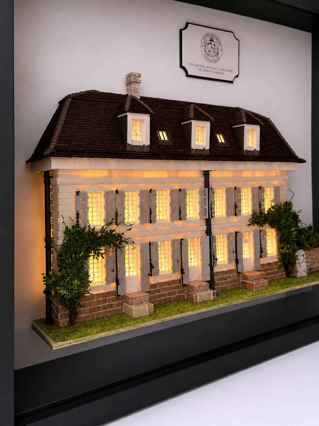 Maquette tridimentionnelle de la collégiale royale et militaire de Thiron-Gardais