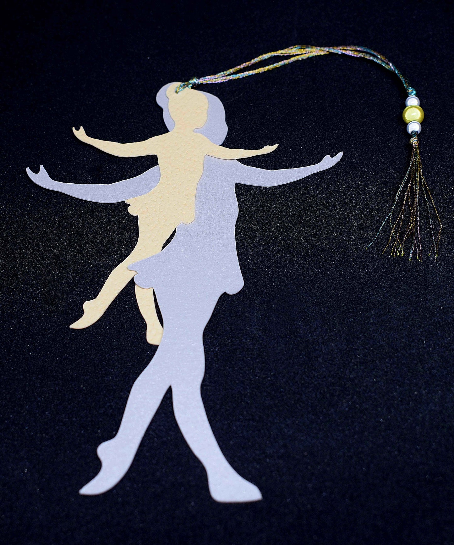 Marque page en papier aux danseuses