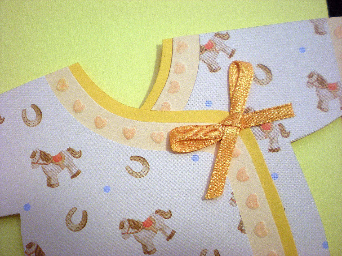 Carte de naissance garçon en relief - Vêtement bébé - carte artisanale pour naissance ou baptême