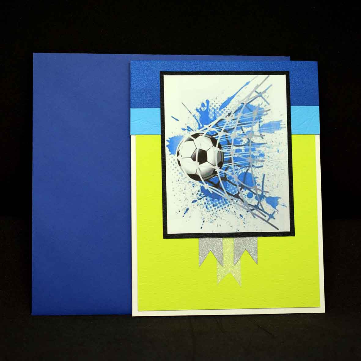 Carte pour diverses occasions , ballon de foot