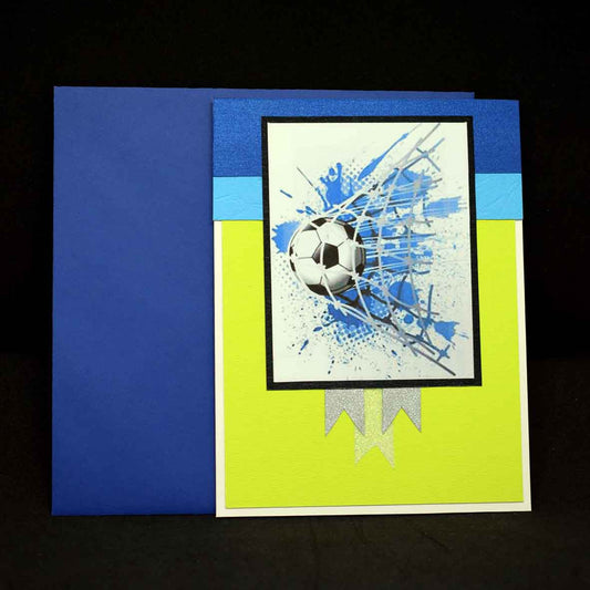 Carte pour diverses occasions , ballon de foot