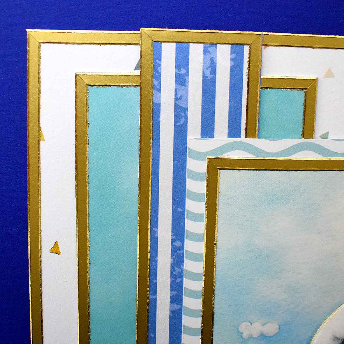 Carte marine 3D bateau – carte anniversaire enfant garçon, personnalisable, fait main