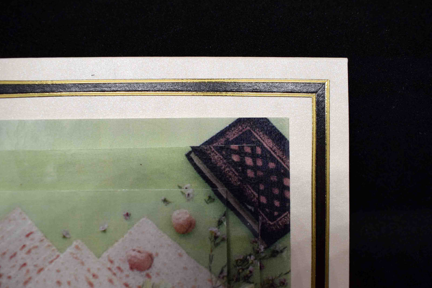 Carte  de Pessa'h 3D pain azime – carte artisanale personnalisable fête juive