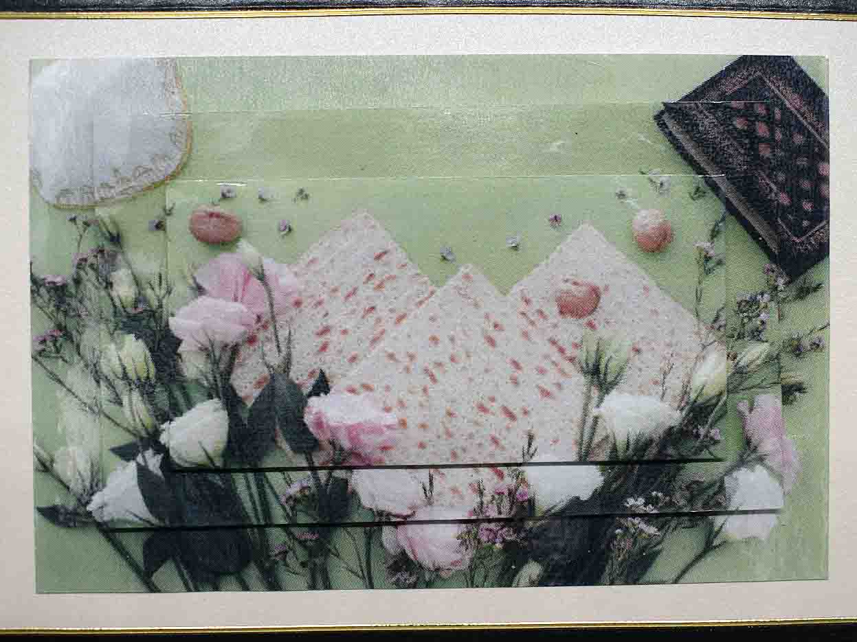 Carte  de Pessa'h 3D pain azime – carte artisanale personnalisable fête juive