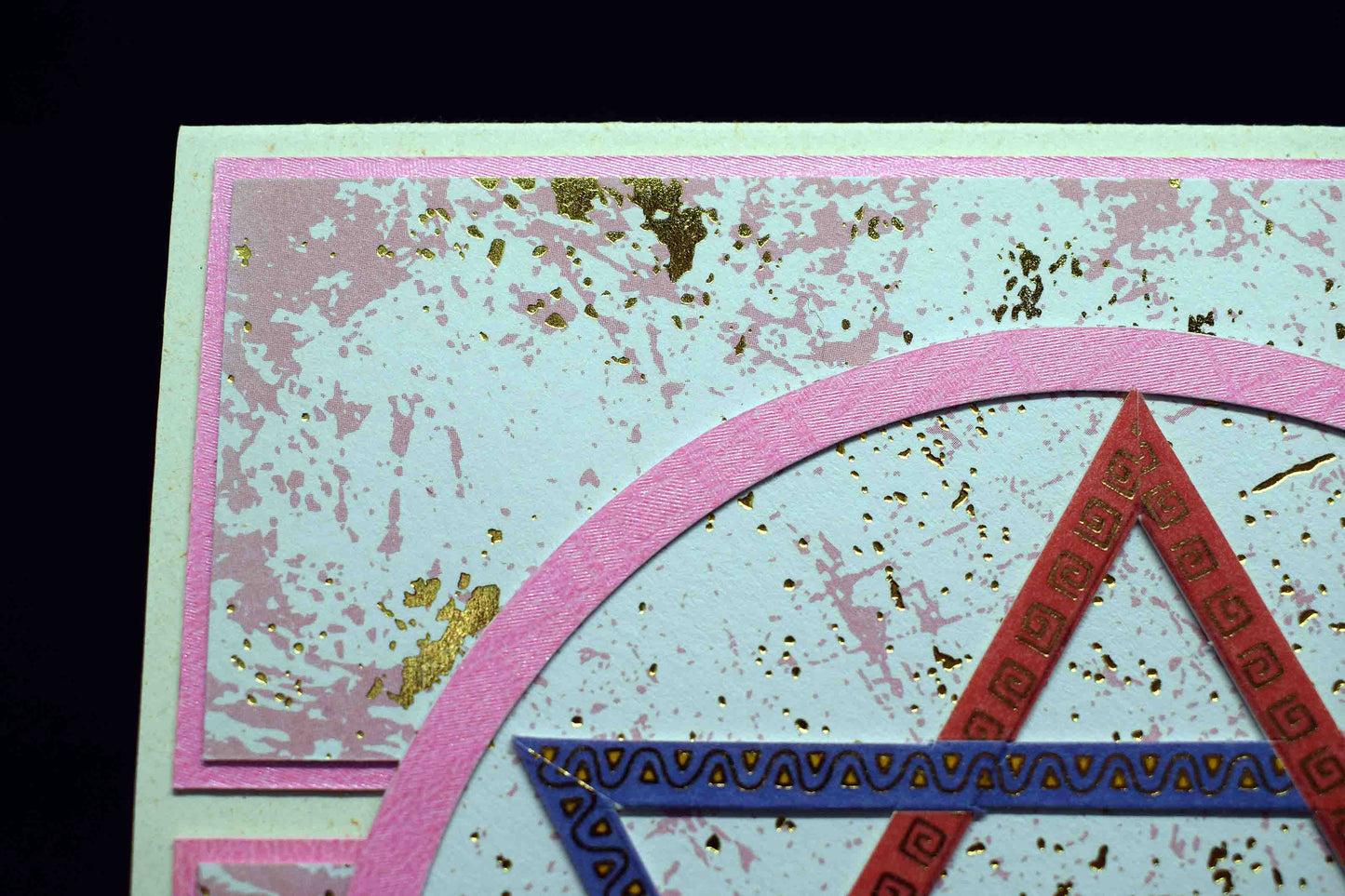 Carte  de Bar Mitz Vah 3D étoile de David – carte artisanale personnalisable fête juive