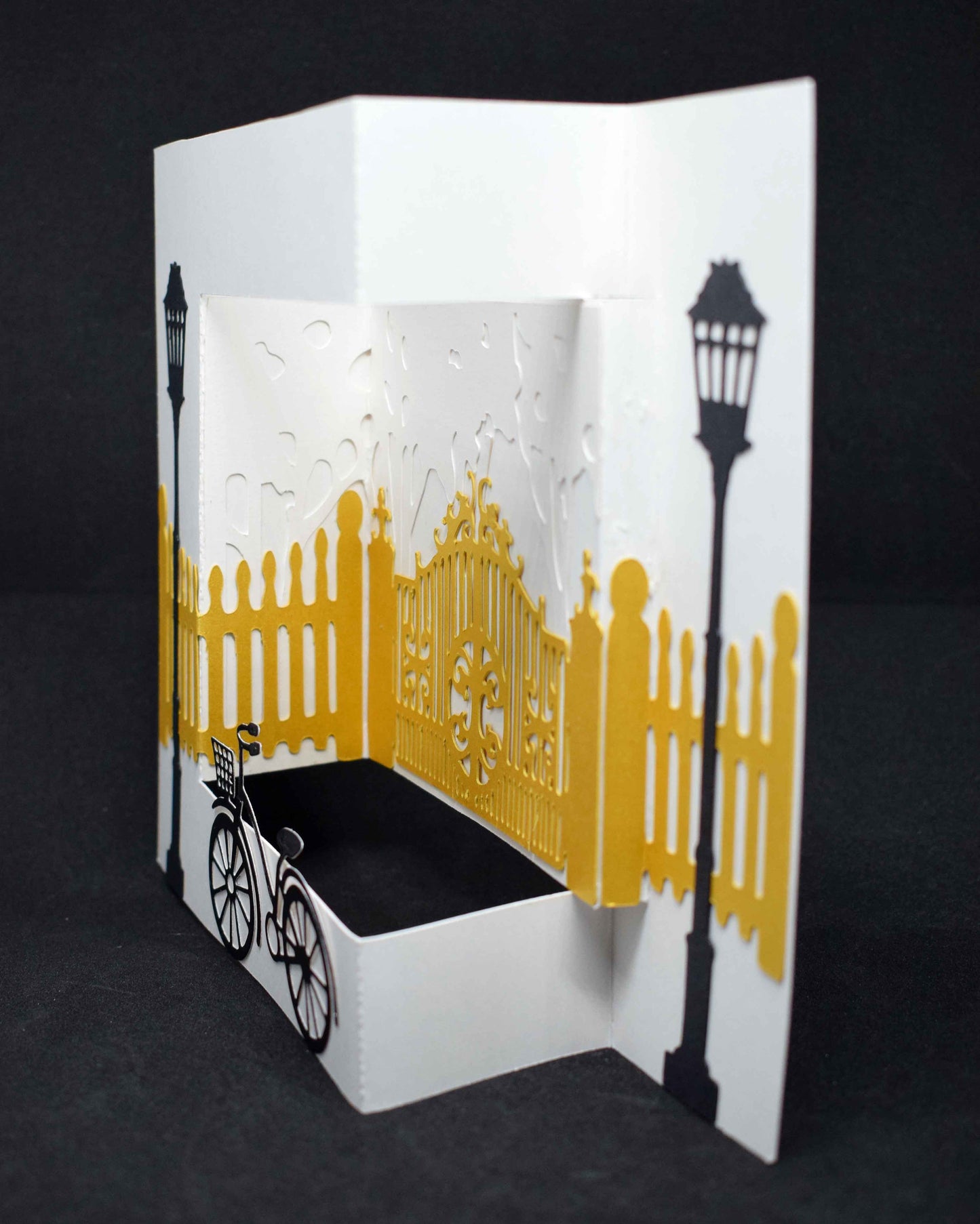 Carte pop up Arc de triomphe - carte de voeux originale Paris - Carte artisanale personnalisable