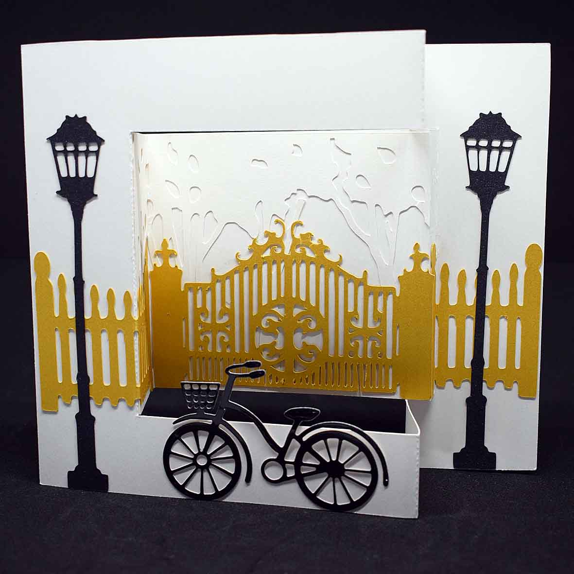 Carte pop up Arc de triomphe - carte de voeux originale Paris - Carte artisanale personnalisable