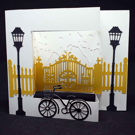 Carte pop up Arc de triomphe - carte de voeux originale Paris - Carte artisanale personnalisable