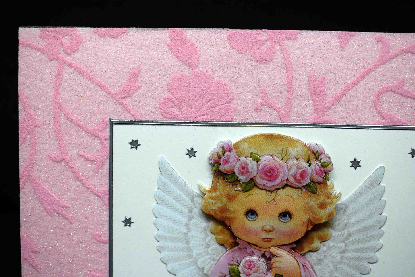 Carte anniversaire 3D ange - carte originale personnalisable
