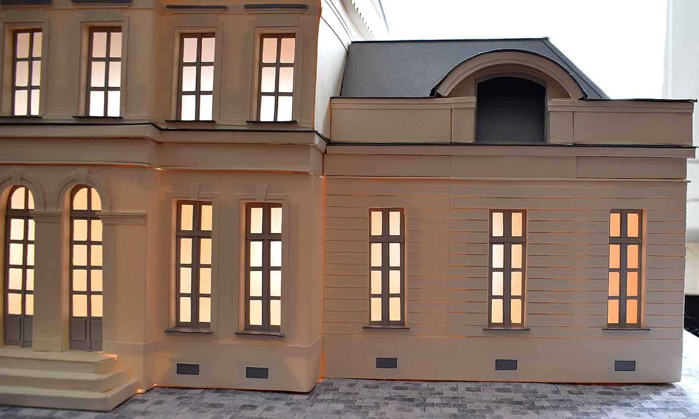 Maquette du château seigneurial de Villemomble