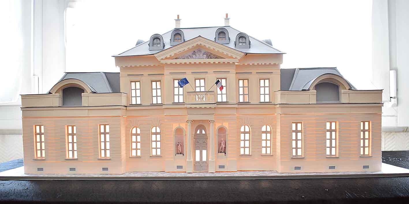 Maquette du château seigneurial de Villemomble