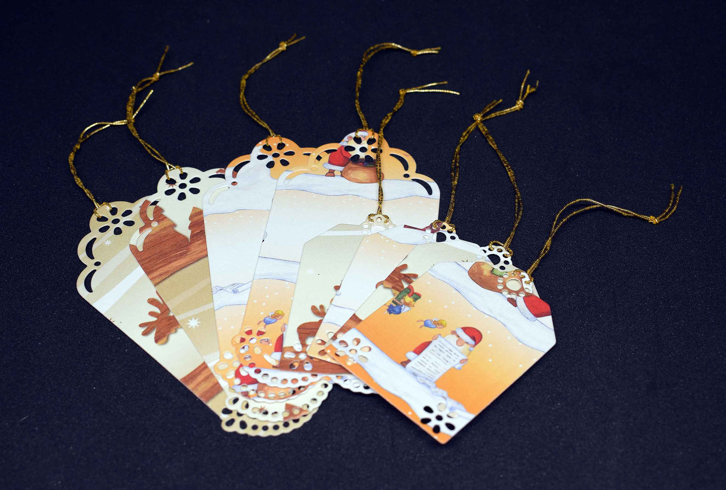 Etiquettes à cadeaux "motifs de Noël"