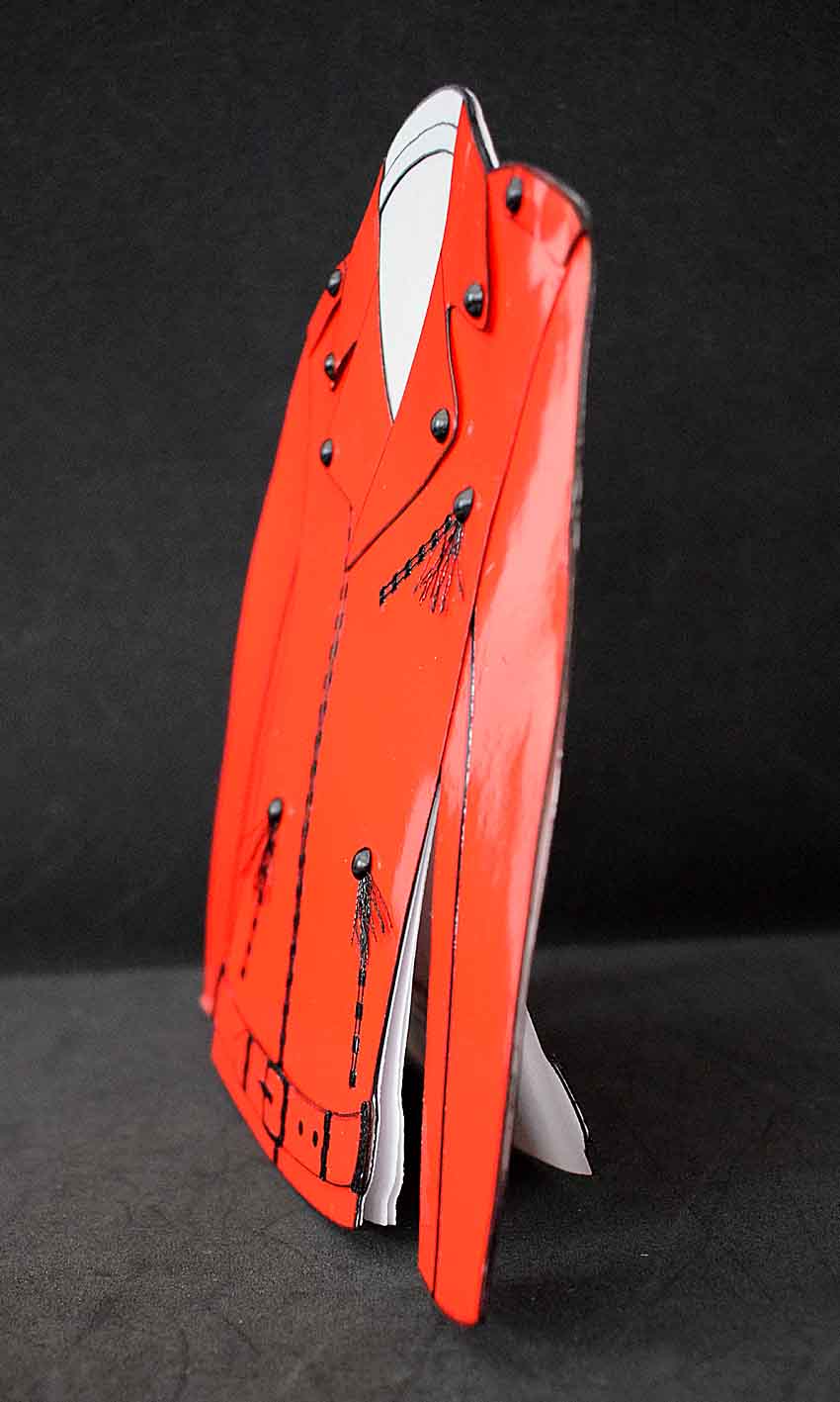 Carte d'anniversaire homme perfecto rouge - Carte chevalet personnalisable