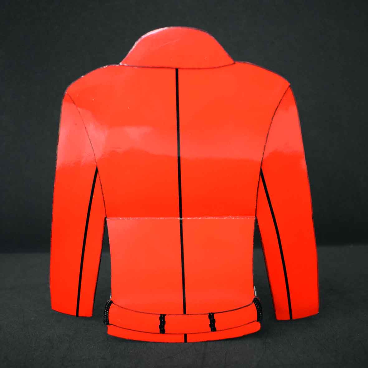 Carte d'anniversaire homme perfecto rouge - Carte chevalet personnalisable