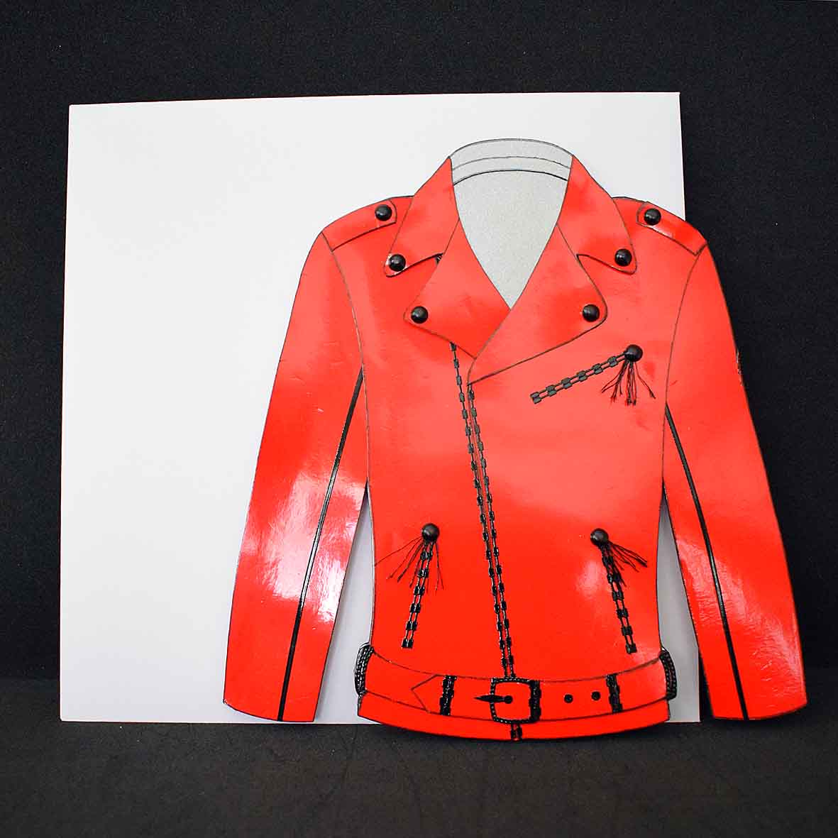 Carte d'anniversaire homme perfecto rouge - Carte chevalet personnalisable