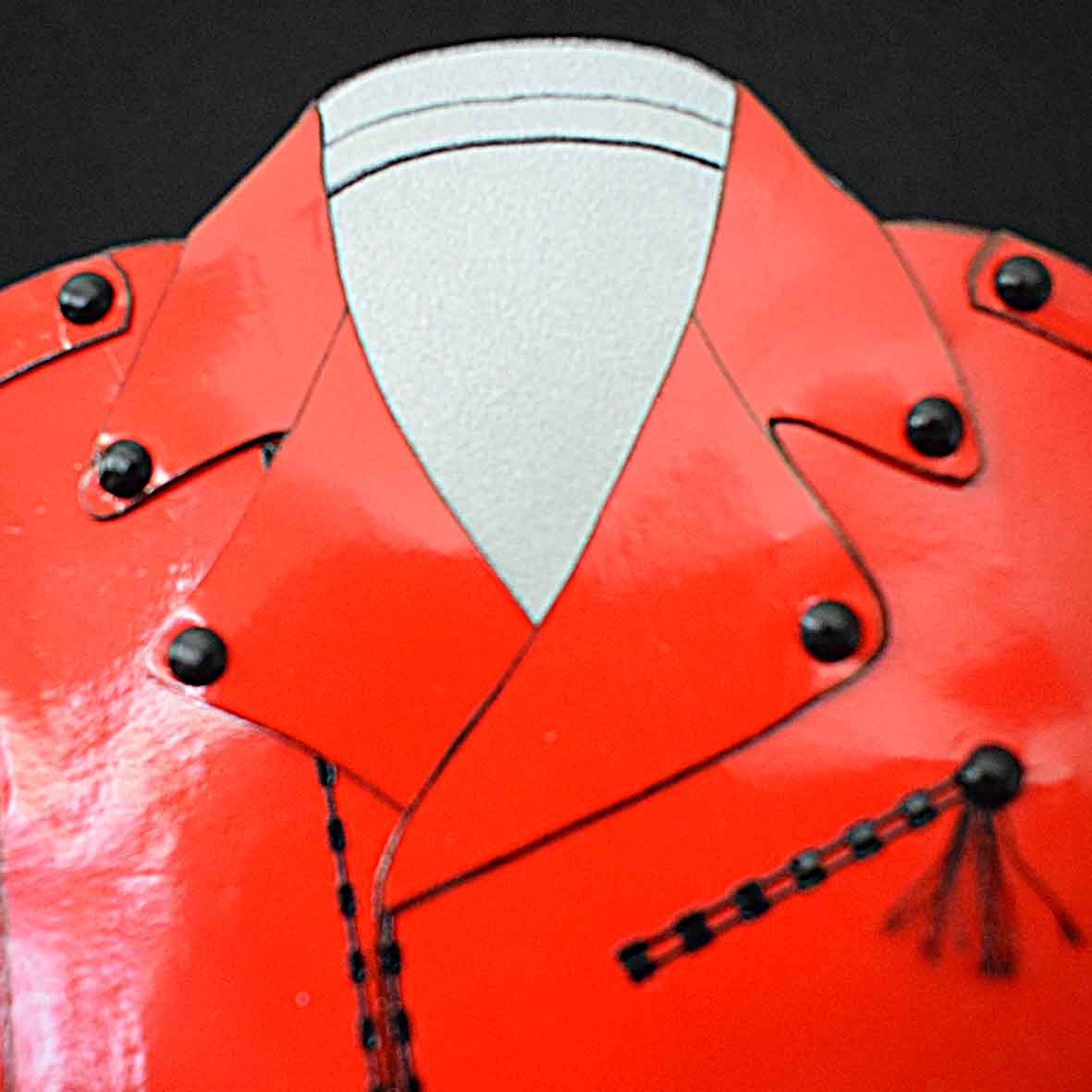 Carte d'anniversaire homme perfecto rouge - Carte chevalet personnalisable