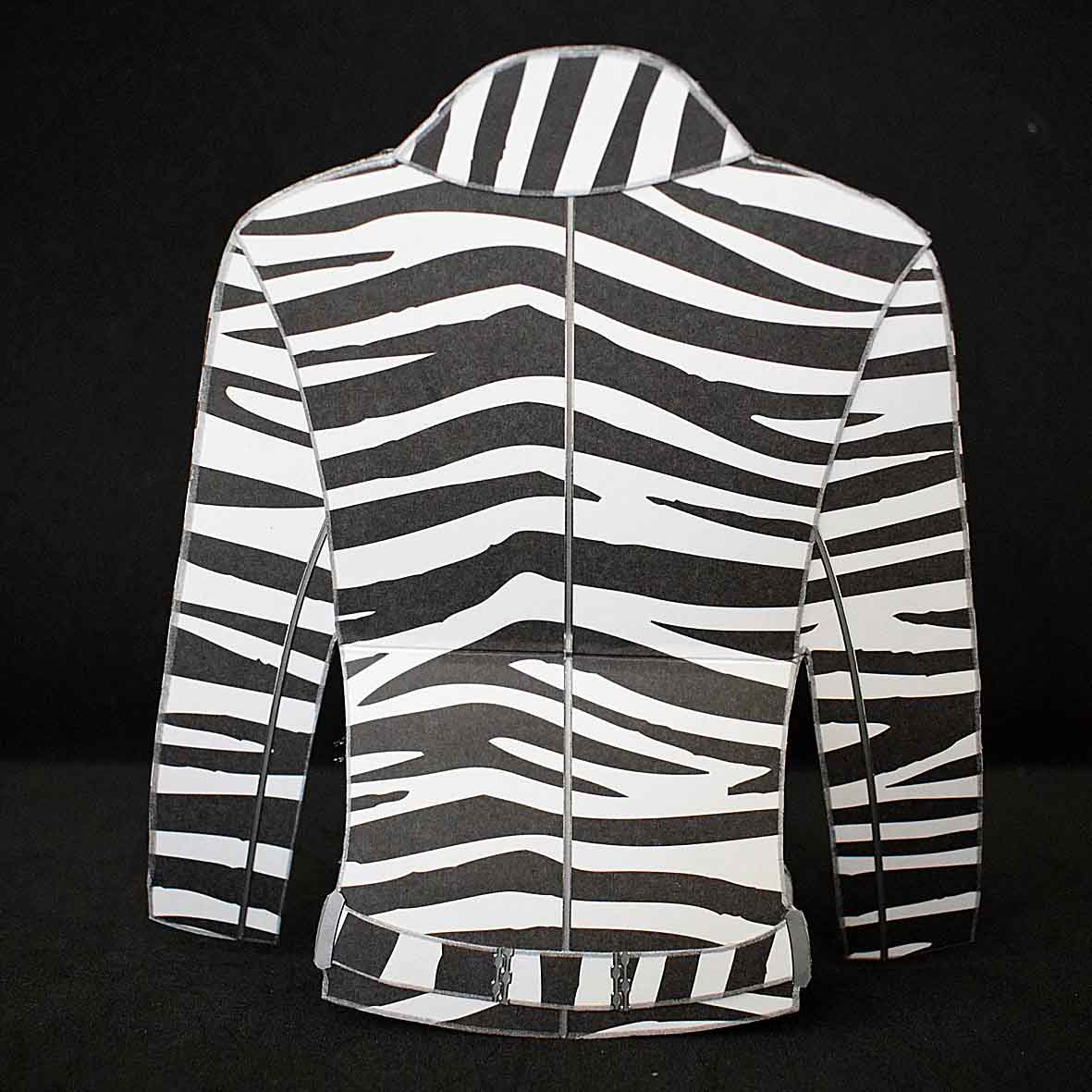 Carte d'anniversaire homme perfecto zébré - Carte chevalet personnalisable