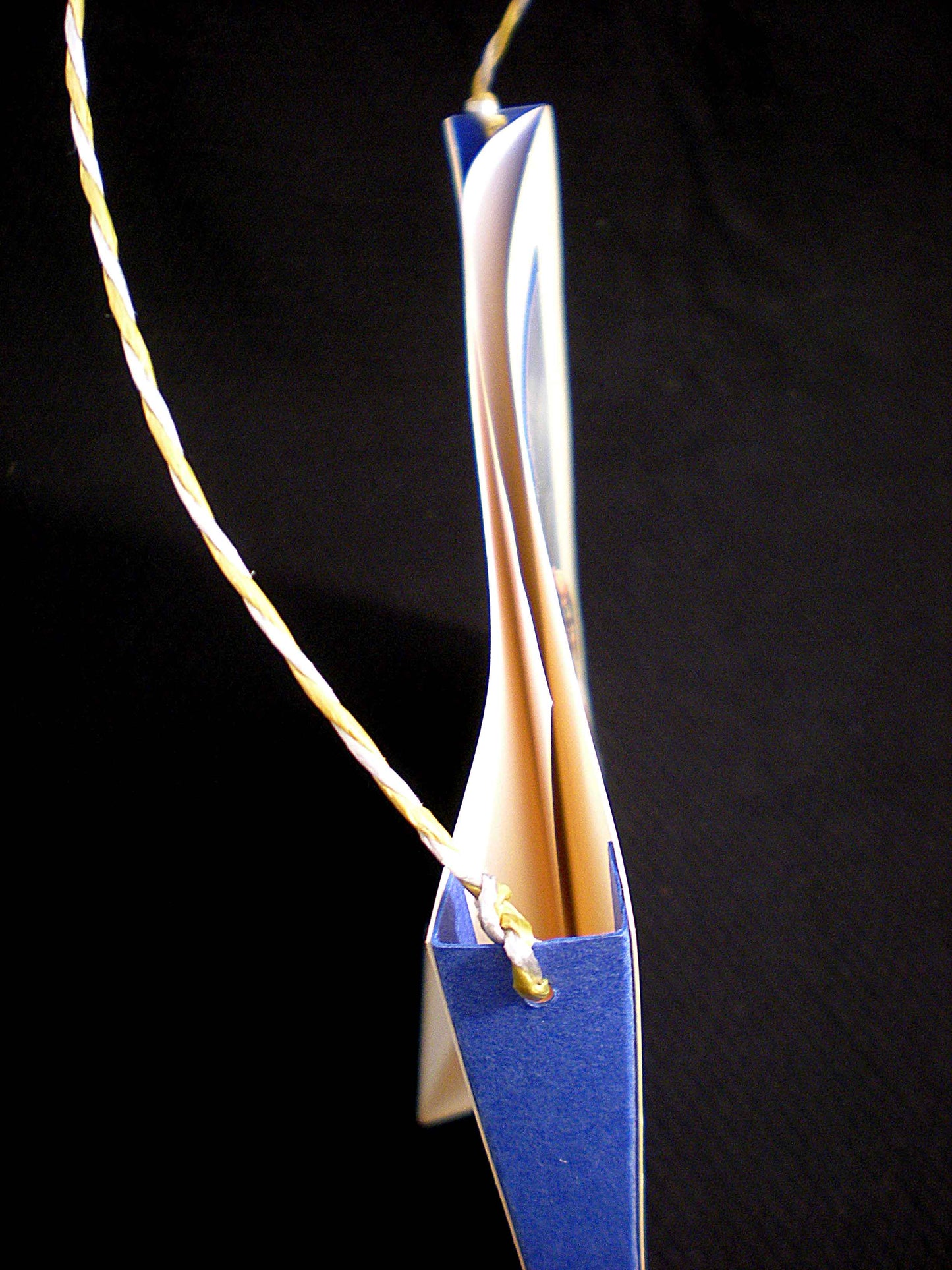 Carte sac d'anniversaire en relief au phare