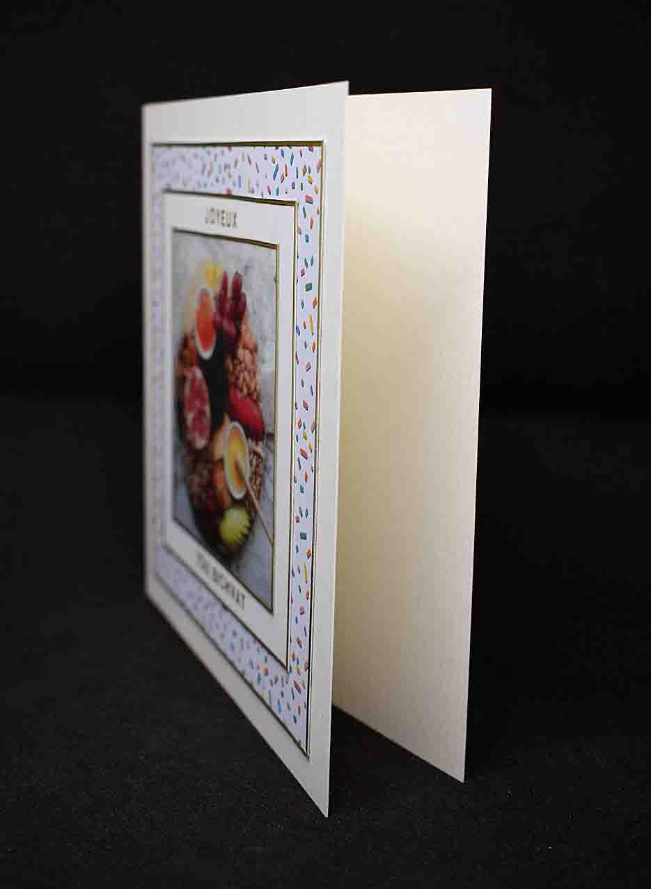 Carte  de Tou Bichvat 3D fruits  – carte artisanale personnalisable fête juive